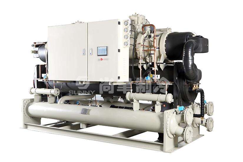 Low temperature water cooled screw chiller -25℃